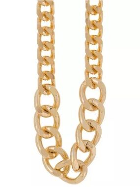New 16” Gold Chunky Chain Necklace - Women Jewelry